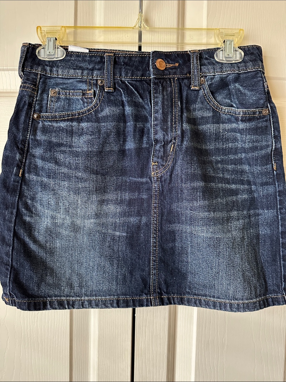 American Eagle Outfitters Dark Blue Denim Mini Skirt